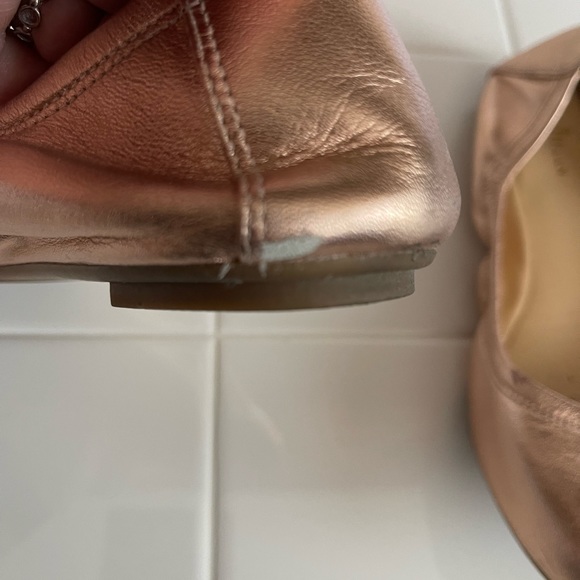 Rose gold Cole Haan flats, 8 - Picture 3 of 3